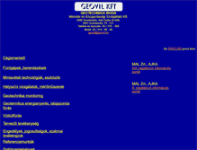 Tablet Screenshot of geovil.hu